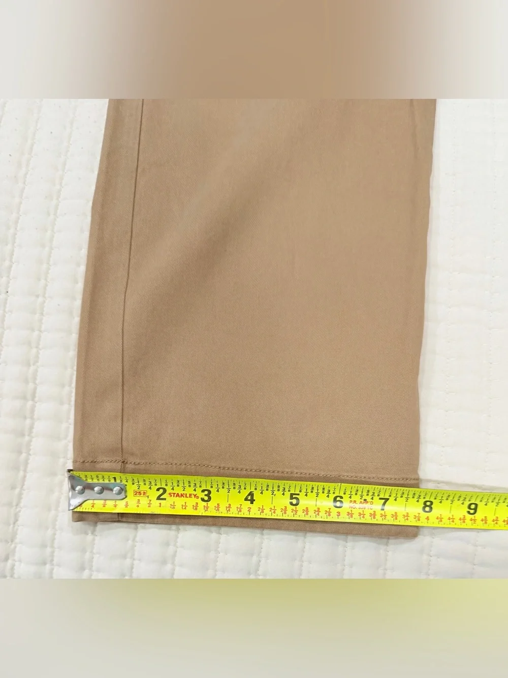 J. Crew Men's Straight Khaki Chinos in Beige